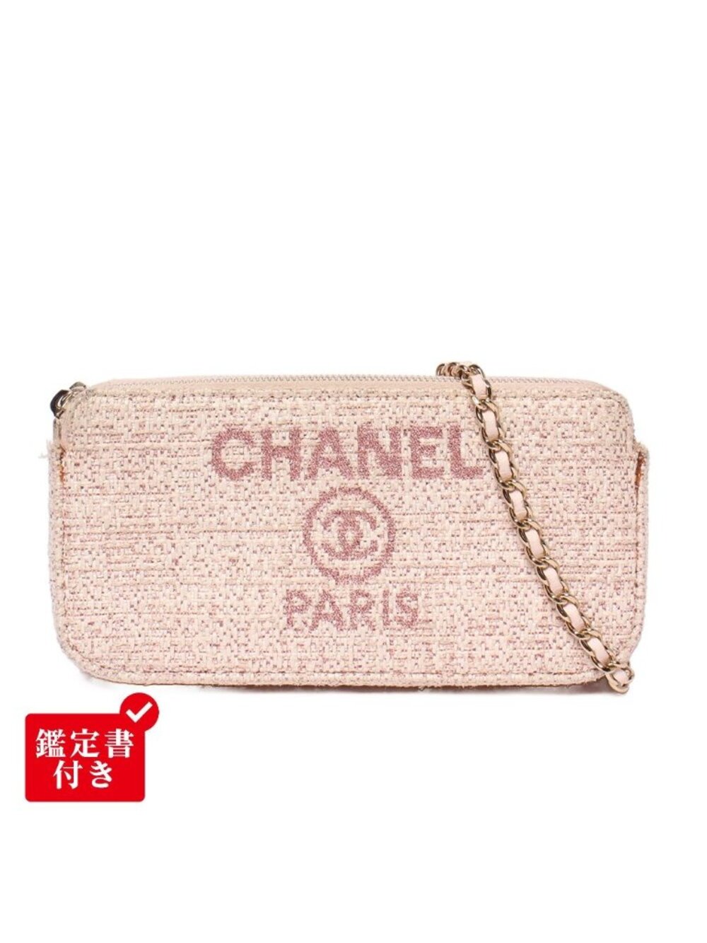 Chanel Chain Wallet Shoulder Bag Crossbody Gold 27